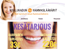 Tablet Screenshot of koulukadunhammas.fi